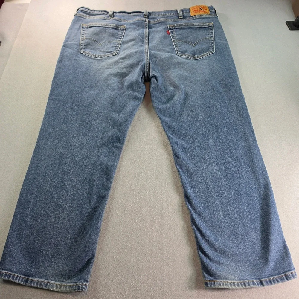 Levis 541 Athletic Taper Mens Blue Denim Jeans Size 44x30 Medium Wash 18181-0074